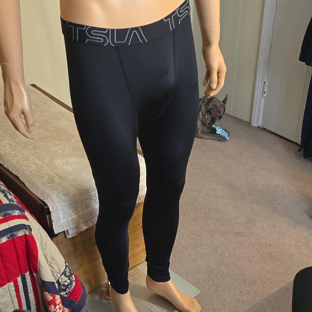 Charcoal Leggings For Men with Elastic Waistband